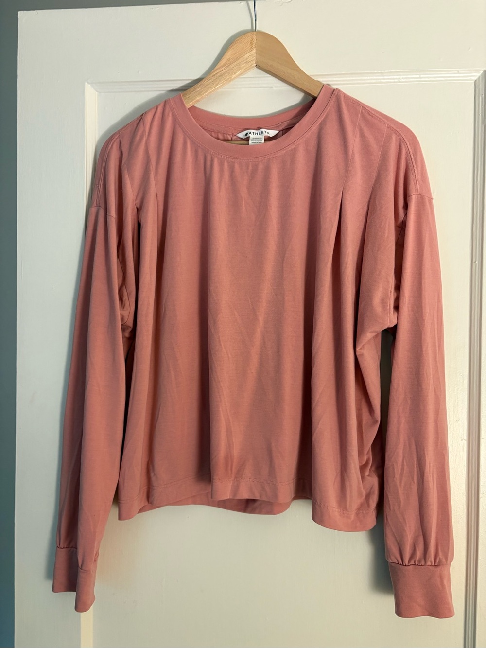 Athleta Relaxed Crew Neck Tee - Rose Pink